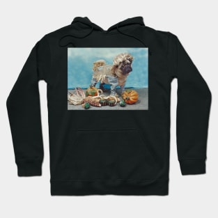 Pug Dog Scarecrow Hoodie